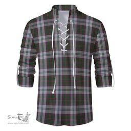 ScotsTee Shop Scottish Stewart of Appin Dress Clan Tartan Mens Scottish Jacobite Ghillie Casual Shirt