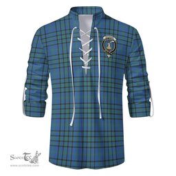 ScotsTee Shop Scottish Matheson Hunting Ancient Clan Crest Tartan Mens Scottish Jacobite Ghillie Casual Shirt