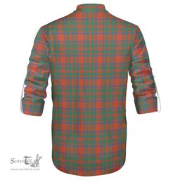 ScotsTee Shop Scottish MacIntosh Ancient Clan Tartan Mens Scottish Jacobite Ghillie Casual Shirt