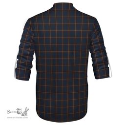 ScotsTee Shop Scottish MacLaine of Lochbuie Hunting Clan Tartan Mens Scottish Jacobite Ghillie Casual Shirt