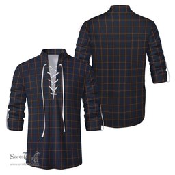 ScotsTee Shop Scottish MacLaine of Lochbuie Hunting Clan Tartan Mens Scottish Jacobite Ghillie Casual Shirt
