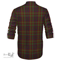 ScotsTee Shop Scottish MacMaster Clan Tartan Mens Scottish Jacobite Ghillie Casual Shirt