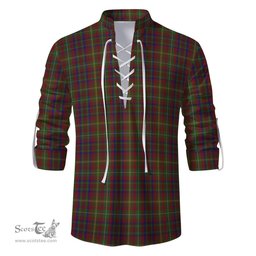ScotsTee Shop Scottish MacMaster Clan Tartan Mens Scottish Jacobite Ghillie Casual Shirt