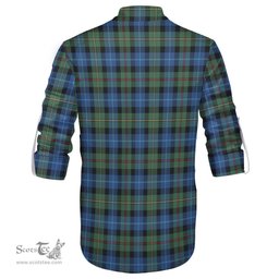 ScotsTee Shop Scottish Smith Ancient Clan Tartan Mens Scottish Jacobite Ghillie Casual Shirt