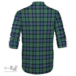 ScotsTee Shop Scottish Rose Hunting Ancient Clan Crest Tartan Mens Scottish Jacobite Ghillie Casual Shirt
