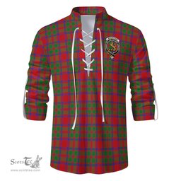 ScotsTee Shop Scottish MacIntosh Modern Clan Crest Tartan Mens Scottish Jacobite Ghillie Casual Shirt