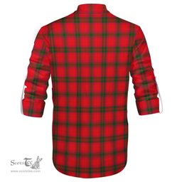 ScotsTee Shop Scottish MacNab Modern Clan Tartan Mens Scottish Jacobite Ghillie Casual Shirt