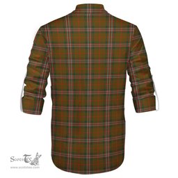 ScotsTee Shop Scottish Scott Brown Modern Clan Tartan Mens Scottish Jacobite Ghillie Casual Shirt