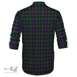 ScotsTee Shop Scottish Morrison Modern Clan Crest Tartan Mens Scottish Jacobite Ghillie Casual Shirt