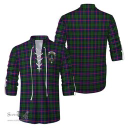 ScotsTee Shop Scottish Morrison Modern Clan Crest Tartan Mens Scottish Jacobite Ghillie Casual Shirt
