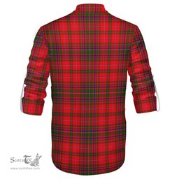 ScotsTee Shop Scottish MacDougall Modern Clan Crest Tartan Mens Scottish Jacobite Ghillie Casual Shirt