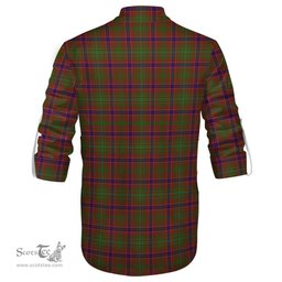 ScotsTee Shop Scottish Lumsden Clan Crest Tartan Mens Scottish Jacobite Ghillie Casual Shirt
