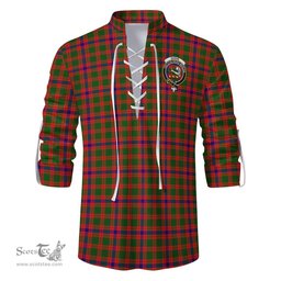 ScotsTee Shop Scottish Skene Modern Clan Crest Tartan Mens Scottish Jacobite Ghillie Casual Shirt