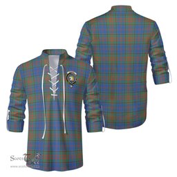 ScotsTee Shop Scottish Stewart of Appin Hunting Ancient Clan Crest Tartan Mens Scottish Jacobite Ghillie Casual Shirt