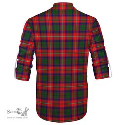 ScotsTee Shop Scottish Wauchope Clan Tartan Mens Scottish Jacobite Ghillie Casual Shirt