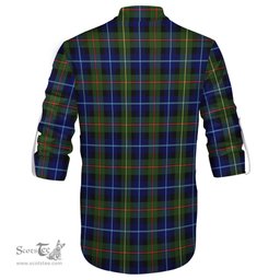 ScotsTee Shop Scottish Smith Modern Clan Tartan Mens Scottish Jacobite Ghillie Casual Shirt