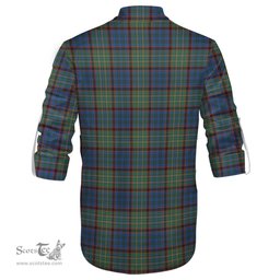 ScotsTee Shop Scottish Nicolson Hunting Ancient Clan Crest Tartan Mens Scottish Jacobite Ghillie Casual Shirt