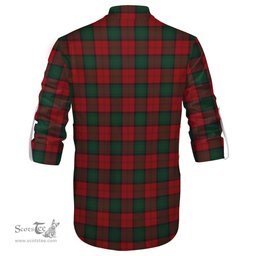 ScotsTee Shop Scottish Stewart of Atholl Clan Crest Tartan Mens Scottish Jacobite Ghillie Casual Shirt