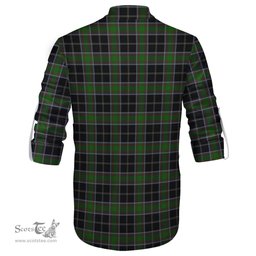 ScotsTee Shop Scottish Webster Clan Tartan Mens Scottish Jacobite Ghillie Casual Shirt