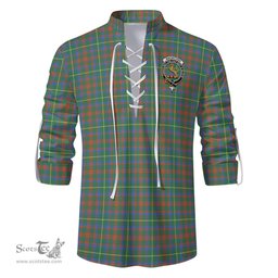 ScotsTee Shop Scottish MacIntosh Hunting Ancient Clan Crest Tartan Mens Scottish Jacobite Ghillie Casual Shirt