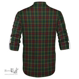 ScotsTee Shop Scottish Waterford County Ireland Clan Tartan Mens Scottish Jacobite Ghillie Casual Shirt
