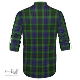 ScotsTee Shop Scottish Rutledge Clan Tartan Mens Scottish Jacobite Ghillie Casual Shirt