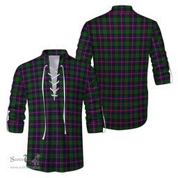 ScotsTee Shop Scottish Urquhart Modern Clan Tartan Mens Scottish Jacobite Ghillie Casual Shirt