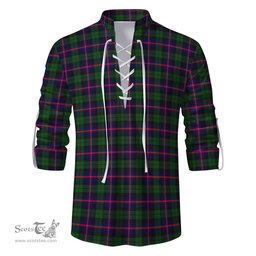 ScotsTee Shop Scottish Urquhart Modern Clan Tartan Mens Scottish Jacobite Ghillie Casual Shirt