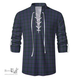 ScotsTee Shop Scottish MacHardy Clan Tartan Mens Scottish Jacobite Ghillie Casual Shirt