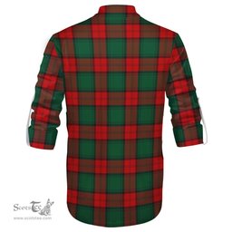 ScotsTee Shop Scottish Stewart Atholl Modern Clan Crest Tartan Mens Scottish Jacobite Ghillie Casual Shirt