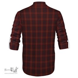 ScotsTee Shop Scottish MacIan Clan Tartan Mens Scottish Jacobite Ghillie Casual Shirt