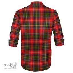 ScotsTee Shop Scottish Somerville Modern Clan Tartan Mens Scottish Jacobite Ghillie Casual Shirt