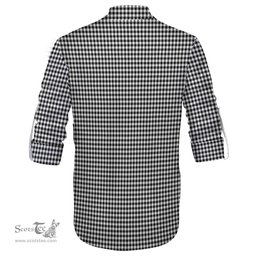 ScotsTee Shop Scottish Shepherd Clan Tartan Mens Scottish Jacobite Ghillie Casual Shirt