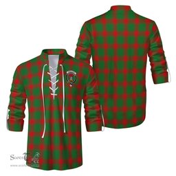 ScotsTee Shop Scottish Middleton Modern Clan Crest Tartan Mens Scottish Jacobite Ghillie Casual Shirt