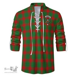 ScotsTee Shop Scottish Middleton Modern Clan Crest Tartan Mens Scottish Jacobite Ghillie Casual Shirt