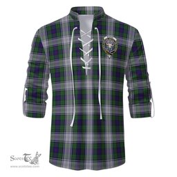 ScotsTee Shop Scottish Murray of Atholl Dress Clan Crest Tartan Mens Scottish Jacobite Ghillie Casual Shirt