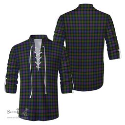 ScotsTee Shop Scottish Murray of Atholl Modern Clan Tartan Mens Scottish Jacobite Ghillie Casual Shirt
