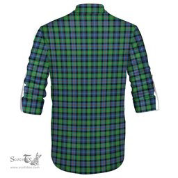 ScotsTee Shop Scottish Murray of Atholl Ancient Clan Crest Tartan Mens Scottish Jacobite Ghillie Casual Shirt