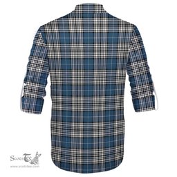 ScotsTee Shop Scottish Napier Modern Clan Crest Tartan Mens Scottish Jacobite Ghillie Casual Shirt