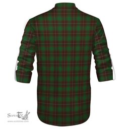 ScotsTee Shop Scottish MacFie Hunting Clan Tartan Mens Scottish Jacobite Ghillie Casual Shirt