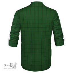 ScotsTee Shop Scottish Mar Tribe Clan Tartan Mens Scottish Jacobite Ghillie Casual Shirt