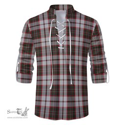 ScotsTee Shop Scottish Scott Dress Clan Tartan Mens Scottish Jacobite Ghillie Casual Shirt
