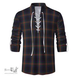 ScotsTee Shop Scottish Watt Clan Tartan Mens Scottish Jacobite Ghillie Casual Shirt