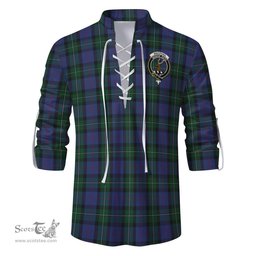 ScotsTee Shop Scottish MacPhail Hunting Clan Crest Tartan Mens Scottish Jacobite Ghillie Casual Shirt
