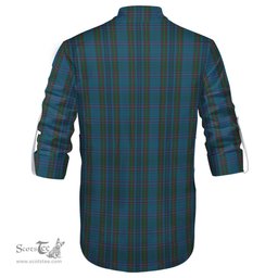 ScotsTee Shop Scottish Watkins of Wales Clan Tartan Mens Scottish Jacobite Ghillie Casual Shirt