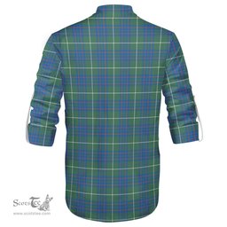 ScotsTee Shop Scottish MacIntyre Hunting Ancient Clan Crest Tartan Mens Scottish Jacobite Ghillie Casual Shirt