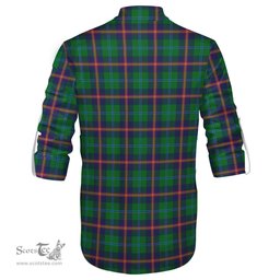 ScotsTee Shop Scottish Young Modern Clan Tartan Mens Scottish Jacobite Ghillie Casual Shirt