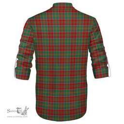 ScotsTee Shop Scottish MacDonald of Kingsburgh Clan Crest Tartan Mens Scottish Jacobite Ghillie Casual Shirt