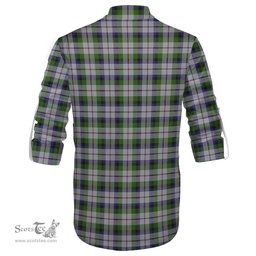 ScotsTee Shop Scottish MacNaughton Dress Clan Crest Tartan Mens Scottish Jacobite Ghillie Casual Shirt