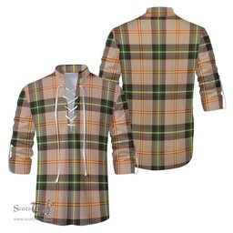 ScotsTee Shop Scottish Saskatchewan Province Canada Clan Tartan Mens Scottish Jacobite Ghillie Casual Shirt